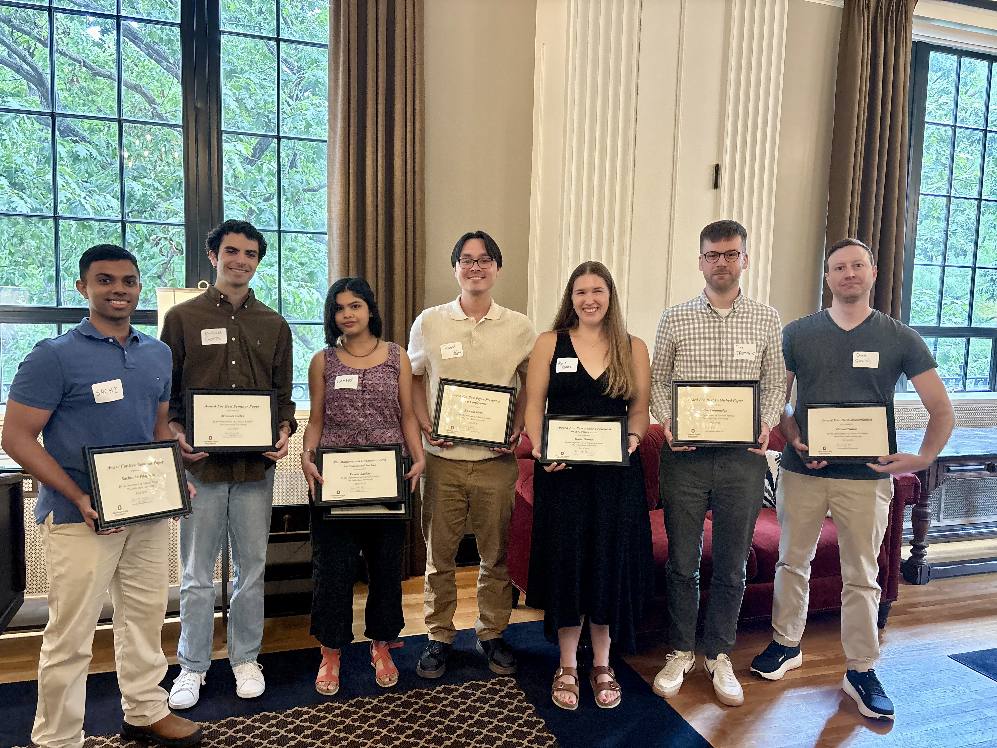 2026 Graduate Student Award Winners
