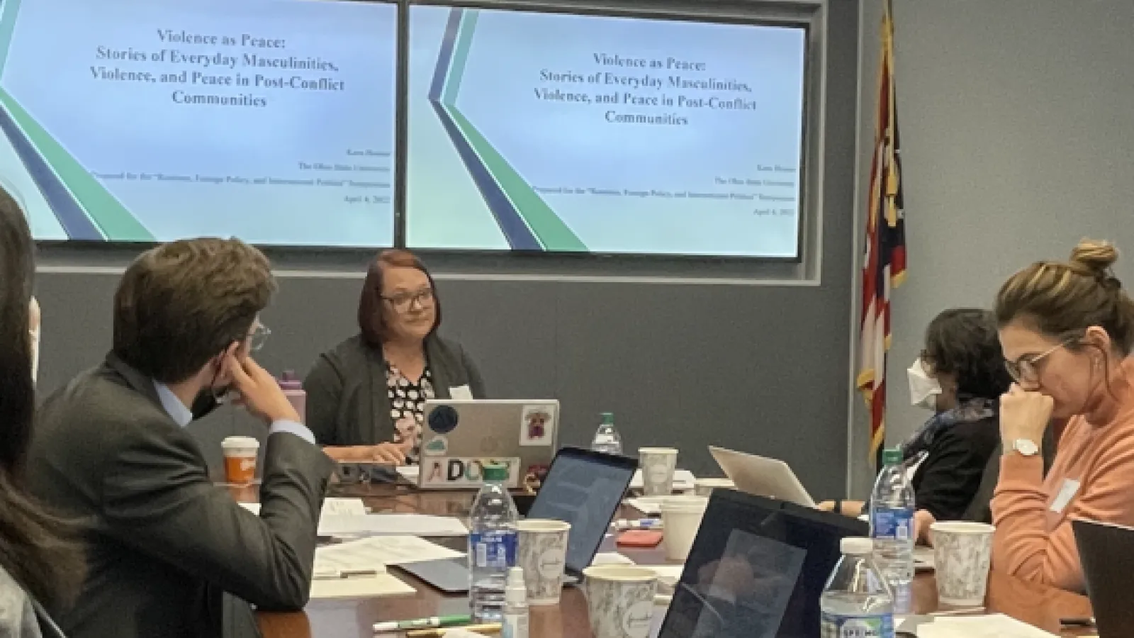 Ohio State PhD Candidate Kara Hooser presents thesis 
