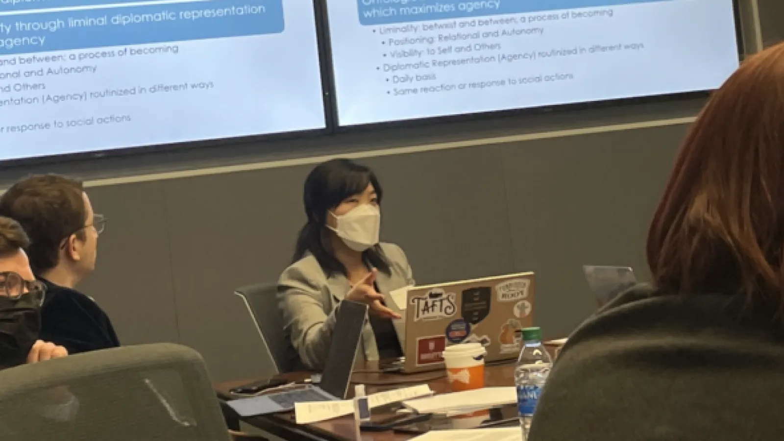 PhD Candidate Minseon Ku presents 