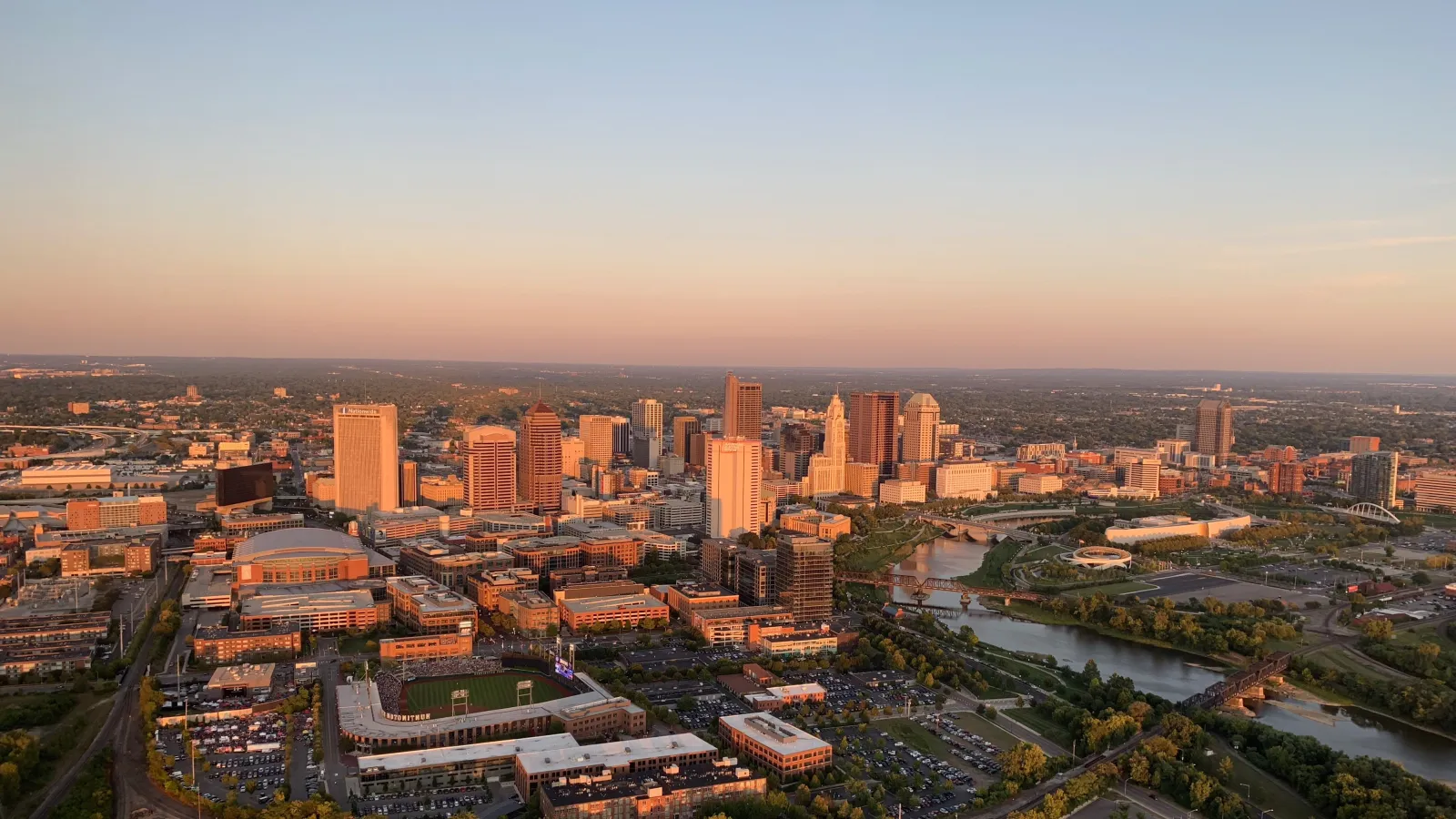 Columbus sunset