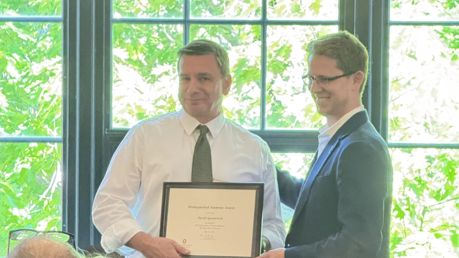Chair, Marcus Kurtz and David Agranovich