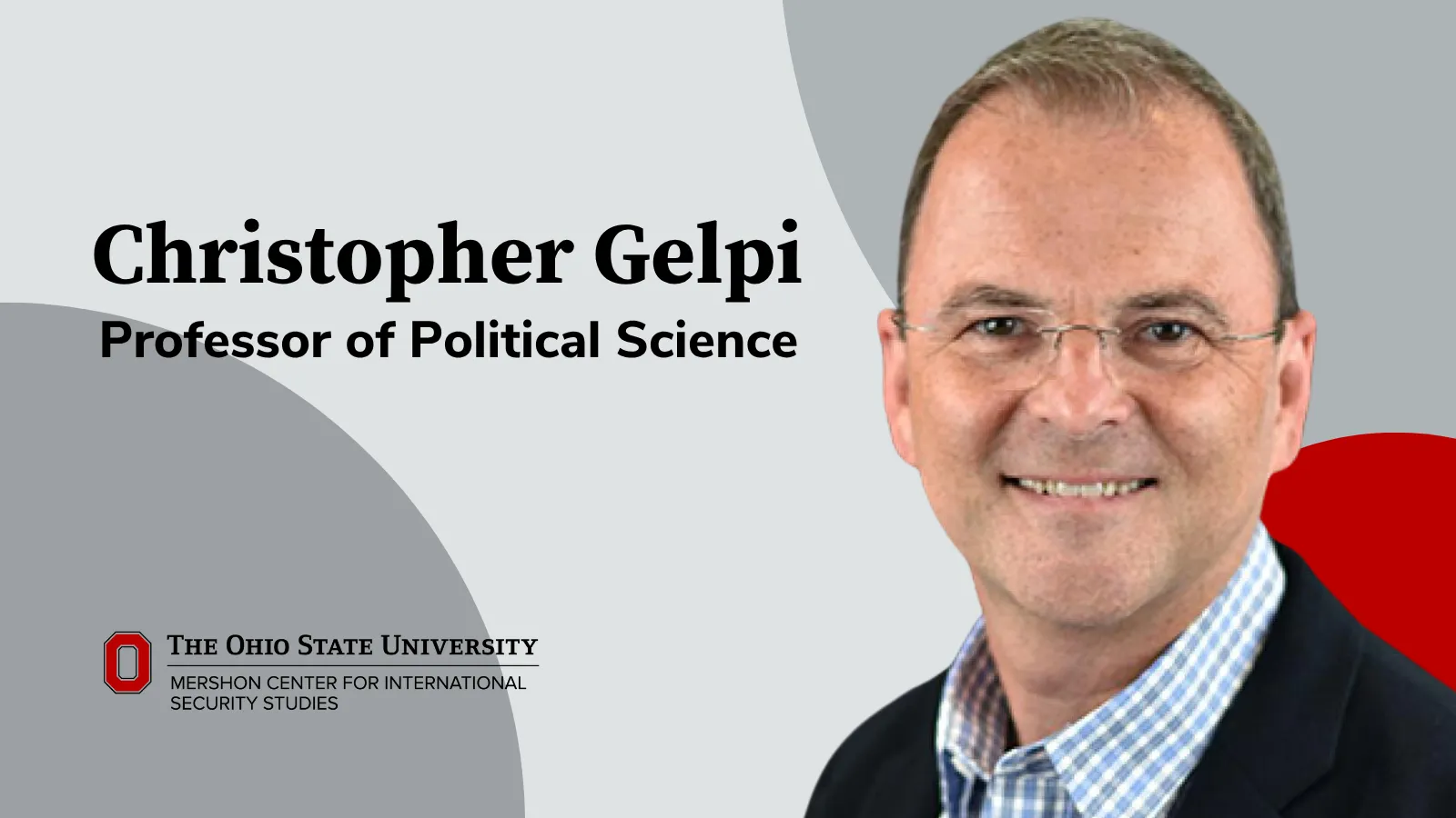 Portrait of Professor Christopher Gelpi