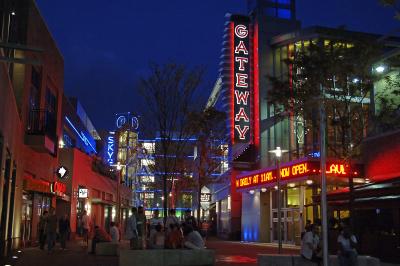 Photo of the Gateway district in Columbus