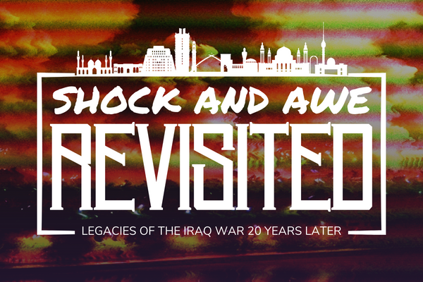 march 31 event poster shock and awe revisited 