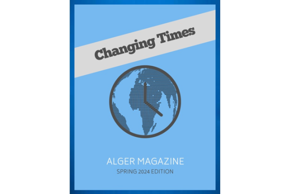 Alger Magazine Spring 2024 Cover