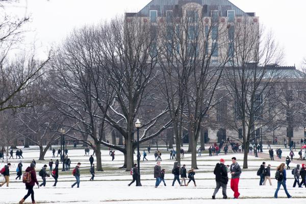 Oval in Winter