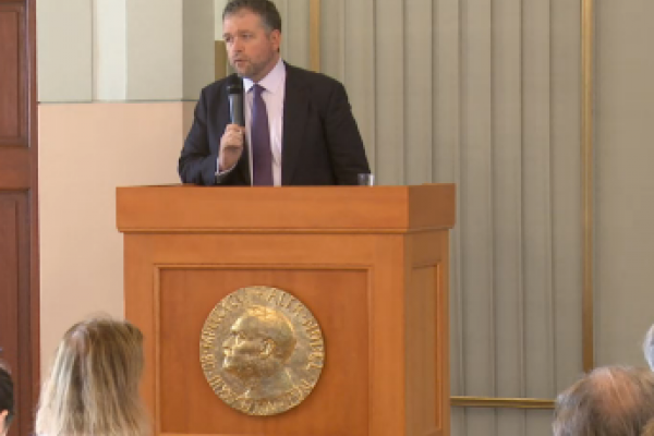 Bear Braumoeller Giving Talk at Nobel Peace Institute Bear Braumoeller Giving Talk at Nobel Peace Institute