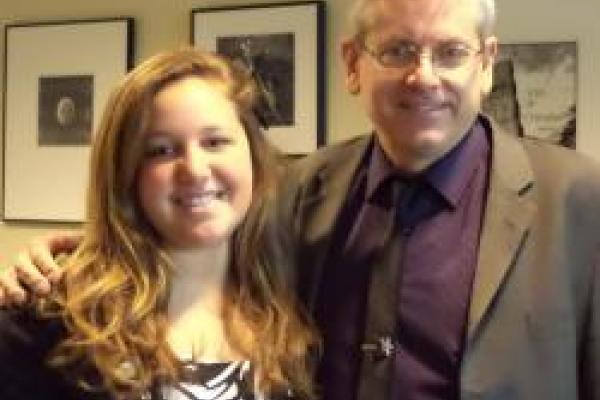 Andrea Flaute and Charlie Angus