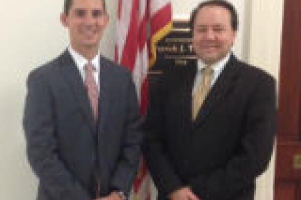 Matthew Kaido and Congressman Tiberi