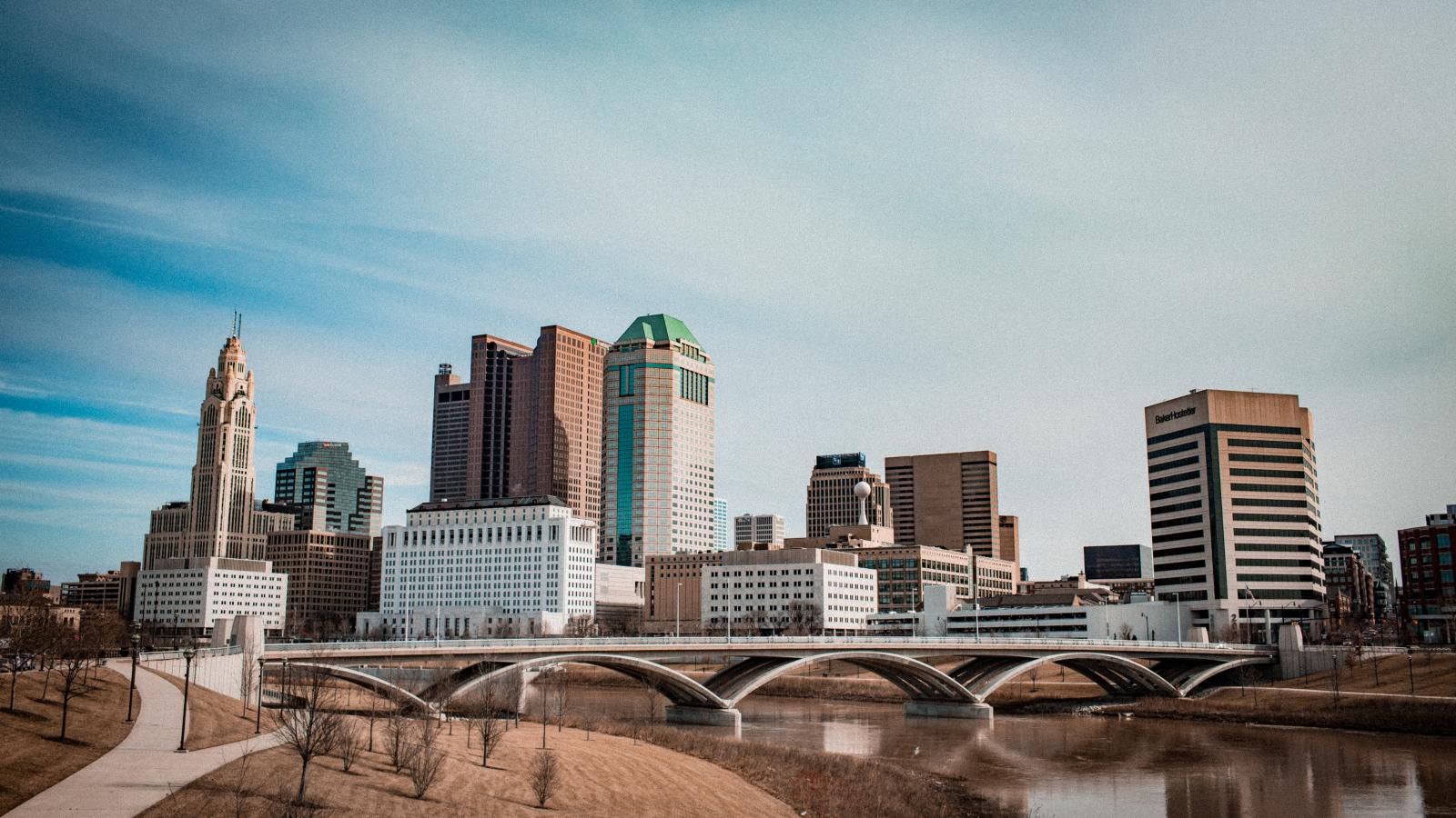 Picture of Scioto Mile and buildings of Downtown Columbus
