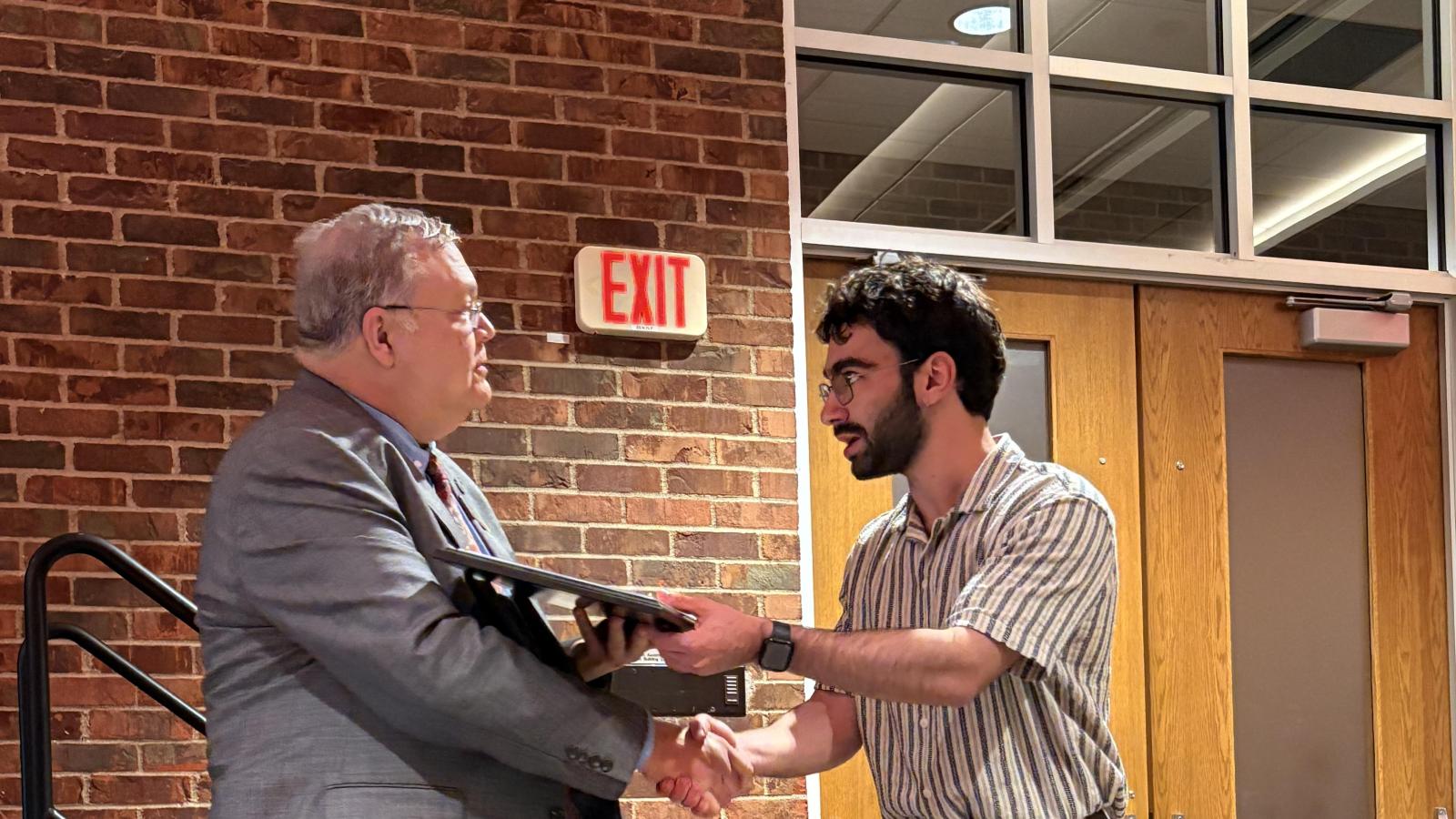 Michael Sarkis - winner of Best Paper in International Relations