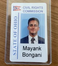 Mayank Bongani nametag