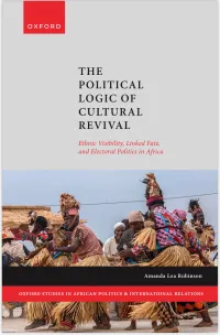 The Political Logic of Cultural Revival